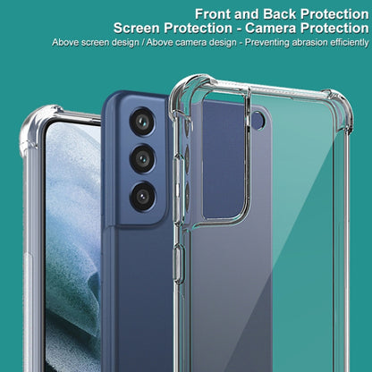 IMAK All-inclusive Shockproof Airbag TPU Case with Screen Protector, For Samsung Galaxy S21 FE 5G, For Motorola Moto G40 Fusion / G60