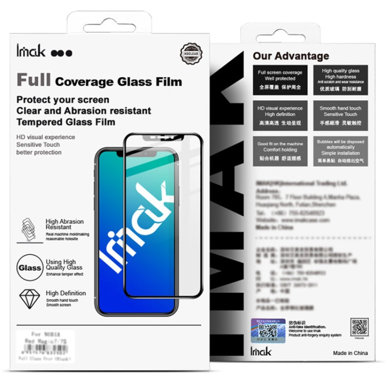 IMAK 9H Surface Hardness Full Screen Tempered Glass Film Pro+ Series, For Honor Play 5T Youth, For OPPO A74 5G, For OPPO Reno6 5G, For Xiaomi Redmi Note10 Pro CN Version, For Google Pixel 5A 5G, For Google Pixel 6, For Asus Zenfone 8 ZS590KS           ...