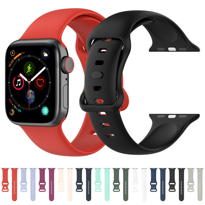 Silicone Watchbands For Apple Watch Series, 7 41mm / 6 & SE & 5 & 4 40mm / 3 & 2 & 1 38mm, Size: Small Code, 7 45mm / 6 & SE & 5 & 4 44mm / 3 & 2 & 1 42mm, Size: Small Code