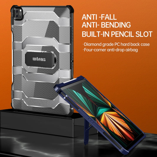 wlons Explorer Series PC + TPU Protective Case with Folding Holder, For iPad 10.2 2020 / 2019 / Air 2019 10.5, For iPad Pro 11 2022 / 2021 / 2020 / 2018 / Air 2020 10.9, For iPad Pro 12.9 2022 / 2021 / 2020 / 2018