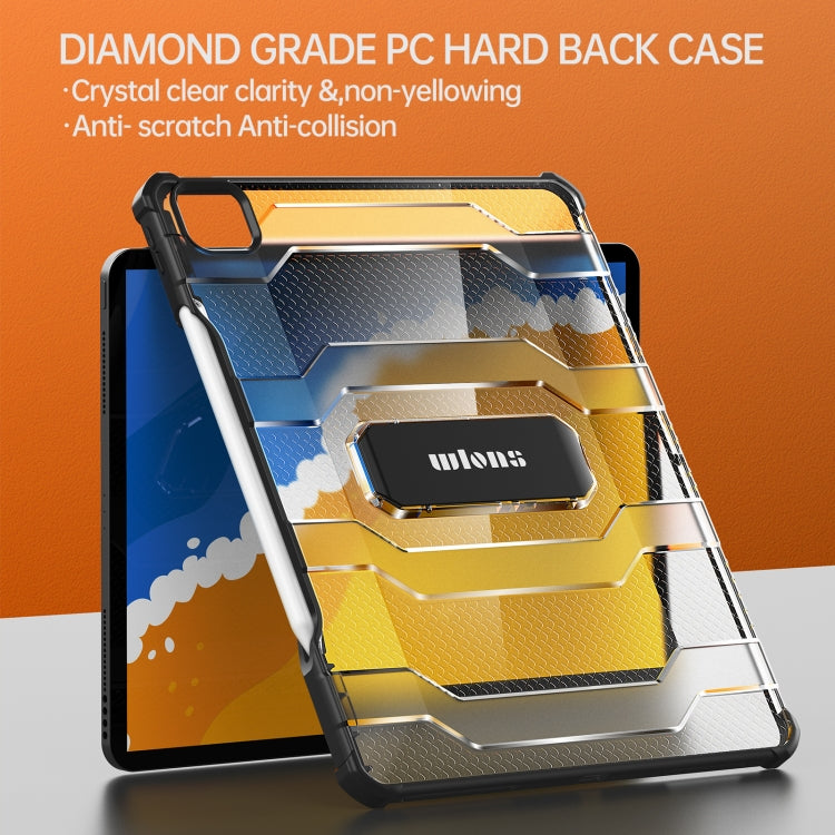 wlons Explorer Series PC + TPU Protective Case with Folding Holder, For iPad 10.2 2020 / 2019 / Air 2019 10.5, For iPad Pro 11 2022 / 2021 / 2020 / 2018 / Air 2020 10.9, For iPad Pro 12.9 2022 / 2021 / 2020 / 2018