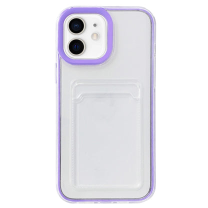 Full-coverage 360 Clear PC + TPU Shockproof Protective Case with Card Slot, For iPhone 12 mini, For iPhone 12 / 12 Pro, For iPhone 12 Pro Max, For iPhone 11 Pro, For iPhone 11, For iPhone 11 Pro Max