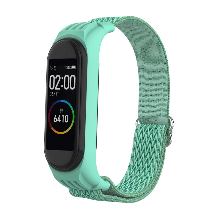 For Xiami Mi Band 6 / 5 / 4 / 3 Wavy Texture 8-shaped Buckle Replacement Strap Watchband