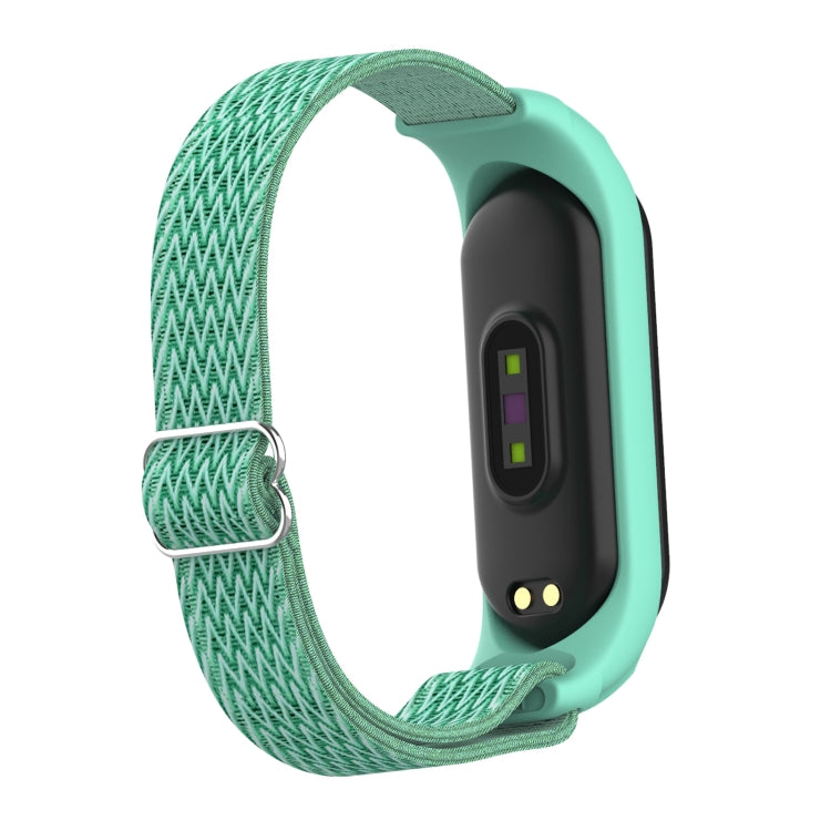 For Xiami Mi Band 6 / 5 / 4 / 3 Wavy Texture 8-shaped Buckle Replacement Strap Watchband