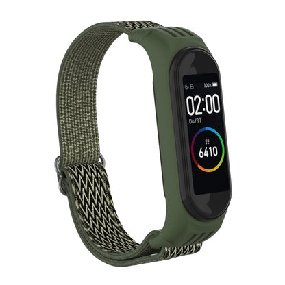 For Xiami Mi Band 6 / 5 / 4 / 3 Wavy Texture 8-shaped Buckle Replacement Strap Watchband