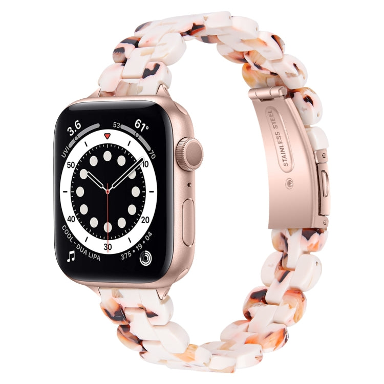 Oval Resin Replacement Strap Watchband, For Apple Watch Series 7  41mm / & 6 & SE & 5 & 4 40mm, For Apple Watch Series  7  45mm / & 6 & SE & 5 & 4 44mm