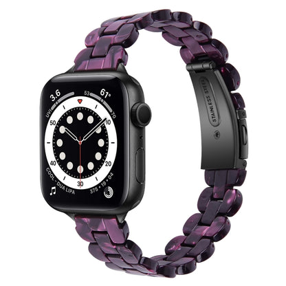 Oval Resin Replacement Strap Watchband, For Apple Watch Series 7  41mm / & 6 & SE & 5 & 4 40mm, For Apple Watch Series  7  45mm / & 6 & SE & 5 & 4 44mm
