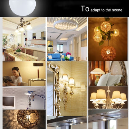 LED Energy-Saving Bulb White Light 6000-6500K AC 85-265V, 5W 40LM, 9W 810LM, 12W 1080LM, 5W, 12W