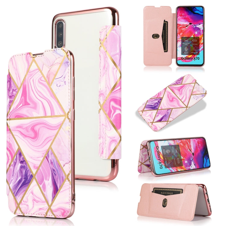 Bronzing Plating PU + TPU Horizontal Flip Leather Case with Holder & Card Slot, For Samsung Galaxy S21+ 5G, For Samsung Galaxy S21 5G, For Samsung Galaxy S20 FE, For Samsung Galaxy S20+, For Samsung Galaxy Note9, For Samsung Galaxy A70                 ...
