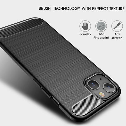 Brushed Texture Carbon Fiber TPU Case, For iPhone 13, For Motorola Moto G Stylus 2021 5G, For iPhone 13 mini, For iPhone 13 Pro, For iPhone 13 Pro Max