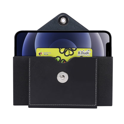 Ultra-thin Elasticity Mobile Phone Leather Case Waist Bag, For 5.8-6.1 inch Phones, Size: S, For 5.5-6.5 inch Phones, Size: M, For 6.7-6.9 inch Phones, Size: L