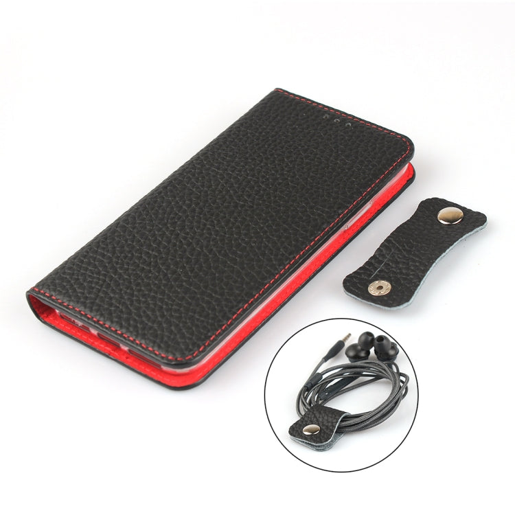 Litchi Texture Horizontal Flip Top Layer Cowhide Leather Case with Holder & Card Slots & Wallet & Strap & Wire Winder, For iPhone 12 mini, For iPhone 12 / 12 Pro, For iPhone 12 Pro Max, For iPhone 11 Pro, For iPhone 11, For iPhone 11 Pro Max           ...