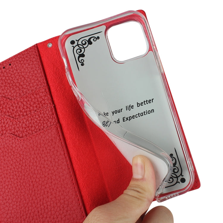 Litchi Texture Horizontal Flip Top Layer Cowhide Leather Case with Holder & Card Slots & Wallet & Strap & Wire Winder, For iPhone 12 mini, For iPhone 12 / 12 Pro, For iPhone 12 Pro Max, For iPhone 11 Pro, For iPhone 11, For iPhone 11 Pro Max           ...