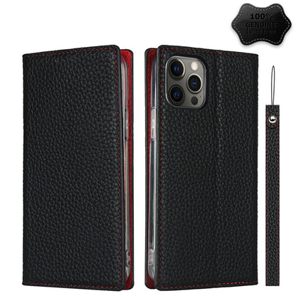 Litchi Texture Horizontal Flip Top Layer Cowhide Leather Case with Holder & Card Slots & Wallet & Strap & Wire Winder, For iPhone 12 mini, For iPhone 12 / 12 Pro, For iPhone 12 Pro Max, For iPhone 11 Pro, For iPhone 11, For iPhone 11 Pro Max           ...