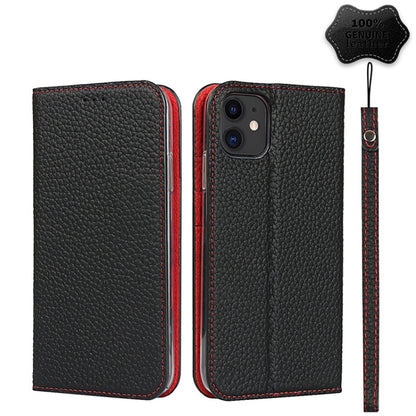Litchi Texture Horizontal Flip Top Layer Cowhide Leather Case with Holder & Card Slots & Wallet & Strap & Wire Winder, For iPhone 12 mini, For iPhone 12 / 12 Pro, For iPhone 12 Pro Max, For iPhone 11 Pro, For iPhone 11, For iPhone 11 Pro Max           ...