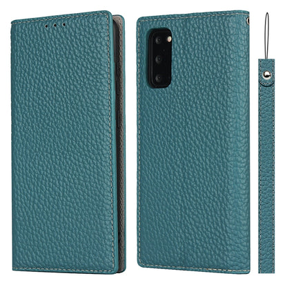 Litchi Texture Horizontal Flip Top Layer Cowhide Leather Case with Holder & Card Slots & Wallet & Strap & Wire Winder, For Samsung Galaxy S21 5G, For Samsung Galaxy S20, For Samsung Galaxy S20 Plus, For Samsung Galaxy S20 Ultra, For Samsung Galaxy S20 FE