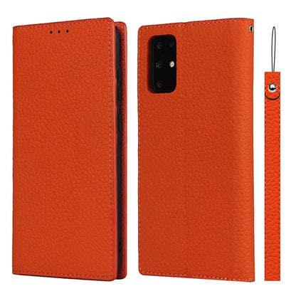 Litchi Texture Horizontal Flip Top Layer Cowhide Leather Case with Holder & Card Slots & Wallet & Strap & Wire Winder, For Samsung Galaxy S21 5G, For Samsung Galaxy S20, For Samsung Galaxy S20 Plus, For Samsung Galaxy S20 Ultra, For Samsung Galaxy S20 FE