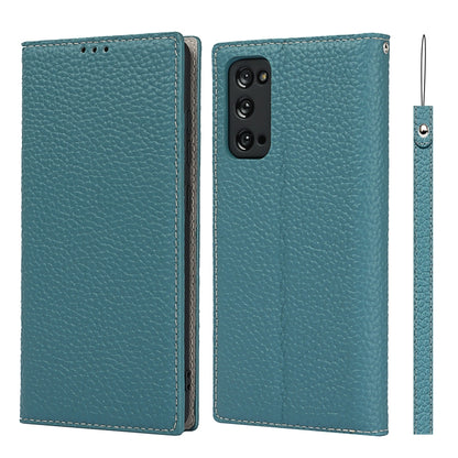 Litchi Texture Horizontal Flip Top Layer Cowhide Leather Case with Holder & Card Slots & Wallet & Strap & Wire Winder, For Samsung Galaxy S21 5G, For Samsung Galaxy S20, For Samsung Galaxy S20 Plus, For Samsung Galaxy S20 Ultra, For Samsung Galaxy S20 FE