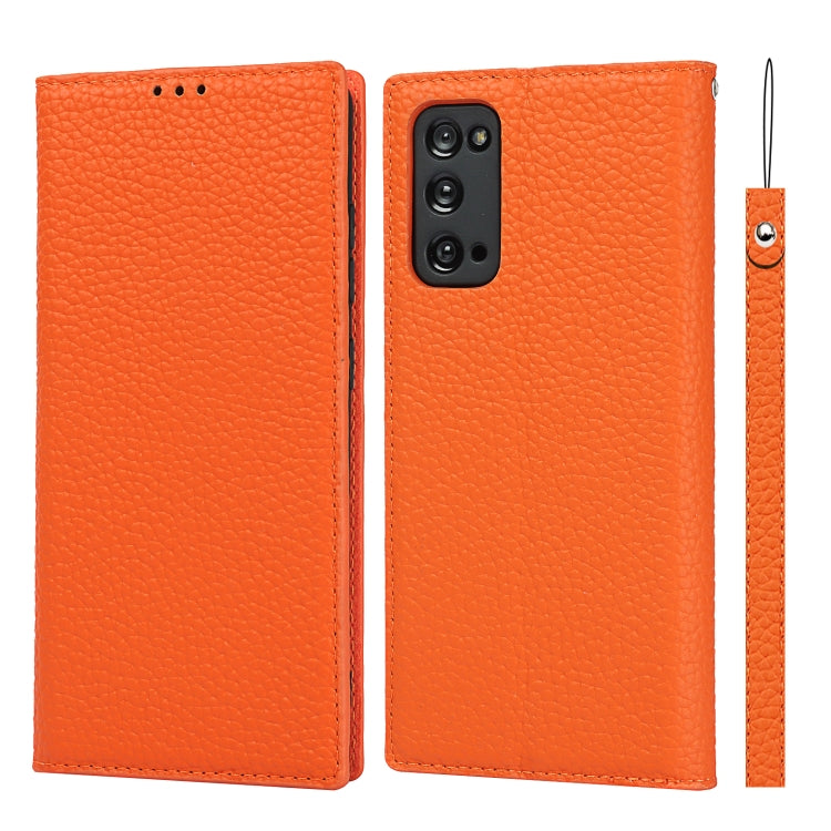 Litchi Texture Horizontal Flip Top Layer Cowhide Leather Case with Holder & Card Slots & Wallet & Strap & Wire Winder, For Samsung Galaxy S21 5G, For Samsung Galaxy S20, For Samsung Galaxy S20 Plus, For Samsung Galaxy S20 Ultra, For Samsung Galaxy S20 FE
