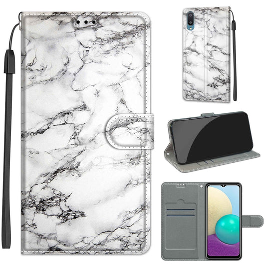 Voltage Colored Drawing Magnetic Clasp Horizontal Flip PU Leather Case with Holder & Card Slots, For Samsung Galaxy A02 / M02, For Samsung Galaxy A02s / M02s