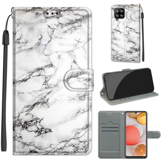 Voltage Colored Drawing Magnetic Clasp Horizontal Flip PU Leather Case with Holder & Card Slots, For Samsung Galaxy A42 5G, For Samsung Galaxy A52 5G