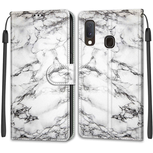 Voltage Colored Drawing Magnetic Clasp Horizontal Flip PU Leather Case with Holder & Card Slots, For Samsung Galaxy A20e, For Samsung Galaxy A30 / A20
