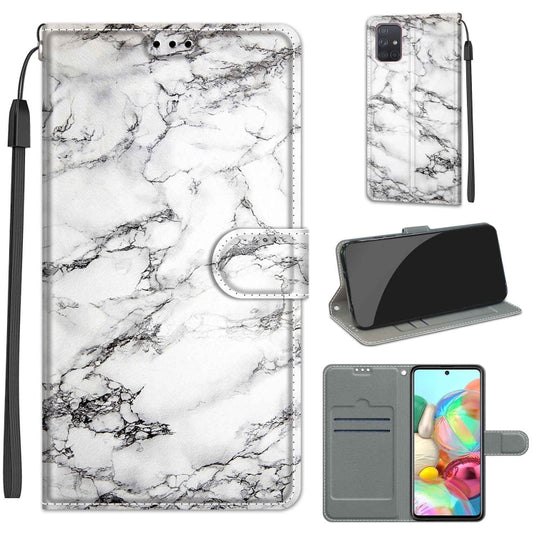 Voltage Colored Drawing Magnetic Clasp Horizontal Flip PU Leather Case with Holder & Card Slots, For Samsung Galaxy A71, For Samsung Galaxy S9