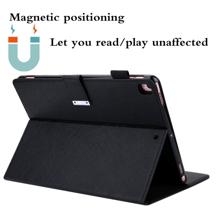 Business Style Horizontal Flip Leather Case with Holder & Card Slot & Photo Frame & Wallet & Hand Strap & Sleep / Wake-up Function, For iPad Pro 10.5 inch / iPad 10.2, For iPad 5 / 6 / 7 / 8 / 9, For iPad mini 1 / 2 / 3 / 4 / 5                         ...