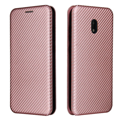 Carbon Fiber Texture Magnetic Horizontal Flip TPU + PC + PU Leather Case with Card Slot, For Nokia C1 Plus, For Samsung Galaxy A03s, For UMIDIGI A11
