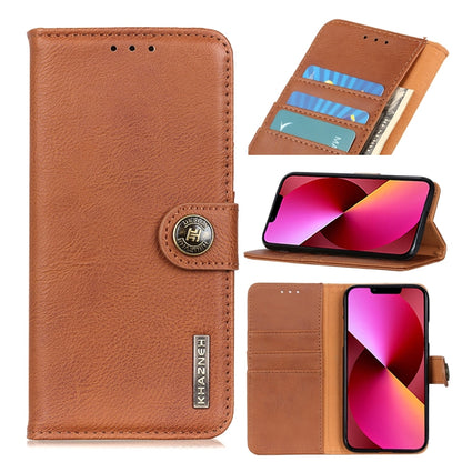 KHAZNEH Cowhide Texture Horizontal Flip Leather Case with Holder & Card Slots & Wallet, For iPhone 13, For iPhone 13 Pro, For iPhone 13 Pro Max