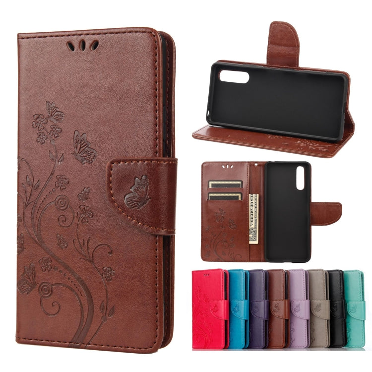 Butterfly Flower Pattern Horizontal Flip Leather Case with Holder & Card Slots & Wallet, For Samsung Galaxy A22 5G, For Sony Xperia 10 III, For Xiaomi Mi 11