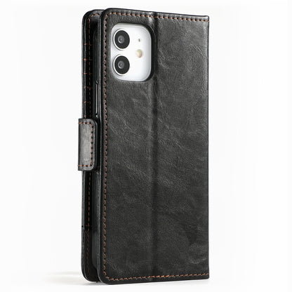CaseNeo Business Splicing Dual Magnetic Buckle Horizontal Flip PU Leather Case with Holder & Card Slots & Wallet, For iPhone 12 mini, For iPhone 12 / 12 Pro, For iPhone 12 Pro Max, For iPhone 11 Pro, For iPhone 11, For iPhone 11 Pro Max