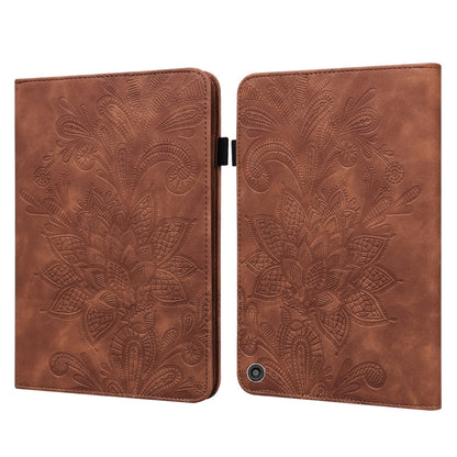Lace Flower Embossing Pattern Horizontal Flip Leather Case with Holder & Card Slots & Wallet & Photo Frame, For Huawei MediaPad M5 Lite, For Amazon Kindle Fire HD 8 2019/2018/2017/2016, For Amazon Kindle Fire HD 10 2021 / HD 10 Plus 2021               ...