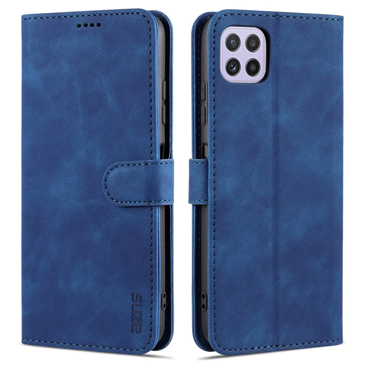 AZNS Skin Feel Calf Texture Horizontal Flip Leather Case with Card Slots & Holder & Wallet, For Samsung Galaxy A22 5G, For Samsung Galaxy A32 4G
