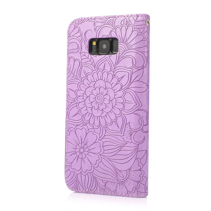 Skin Feel Embossed Sunflower Horizontal Flip Leather Case with Holder & Card Slots & Wallet & Lanyard, For Samsung Galaxy S8+, For Samsung Galaxy A12, For Samsung Galaxy A42 5G, For Samsung Galaxy A32 4G, For Samsung Galaxy A32 5G, For Samsung Galaxy A...