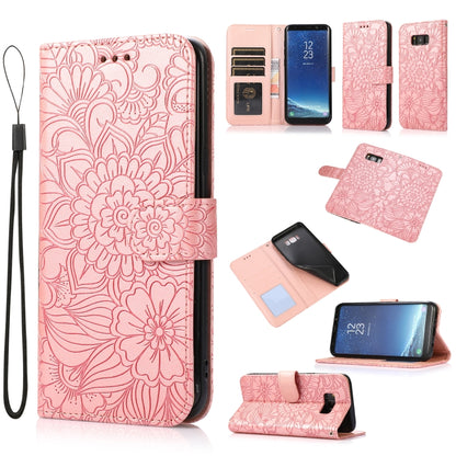 Skin Feel Embossed Sunflower Horizontal Flip Leather Case with Holder & Card Slots & Wallet & Lanyard, For Samsung Galaxy S8+, For Samsung Galaxy A12, For Samsung Galaxy A42 5G, For Samsung Galaxy A32 4G, For Samsung Galaxy A32 5G, For Samsung Galaxy A...