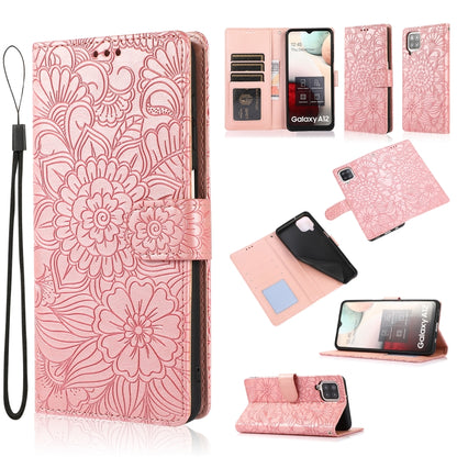 Skin Feel Embossed Sunflower Horizontal Flip Leather Case with Holder & Card Slots & Wallet & Lanyard, For Samsung Galaxy S8+, For Samsung Galaxy A12, For Samsung Galaxy A42 5G, For Samsung Galaxy A32 4G, For Samsung Galaxy A32 5G, For Samsung Galaxy A...