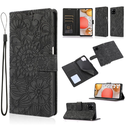 Skin Feel Embossed Sunflower Horizontal Flip Leather Case with Holder & Card Slots & Wallet & Lanyard, For Samsung Galaxy S8+, For Samsung Galaxy A12, For Samsung Galaxy A42 5G, For Samsung Galaxy A32 4G, For Samsung Galaxy A32 5G, For Samsung Galaxy A...