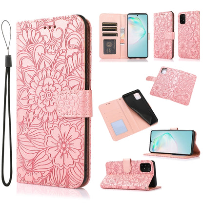 Skin Feel Embossed Sunflower Horizontal Flip Leather Case with Holder & Card Slots & Wallet & Lanyard, For Samsung Galaxy S8+, For Samsung Galaxy A12, For Samsung Galaxy A42 5G, For Samsung Galaxy A32 4G, For Samsung Galaxy A32 5G, For Samsung Galaxy A...