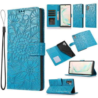 Skin Feel Embossed Sunflower Horizontal Flip Leather Case with Holder & Card Slots & Wallet & Lanyard, For Samsung Galaxy S21 5G, For Samsung Galaxy S21 FE, For Samsung Galaxy A21s, For Samsung Galaxy Note20, For Samsung Galaxy 5G / 4G                 ...