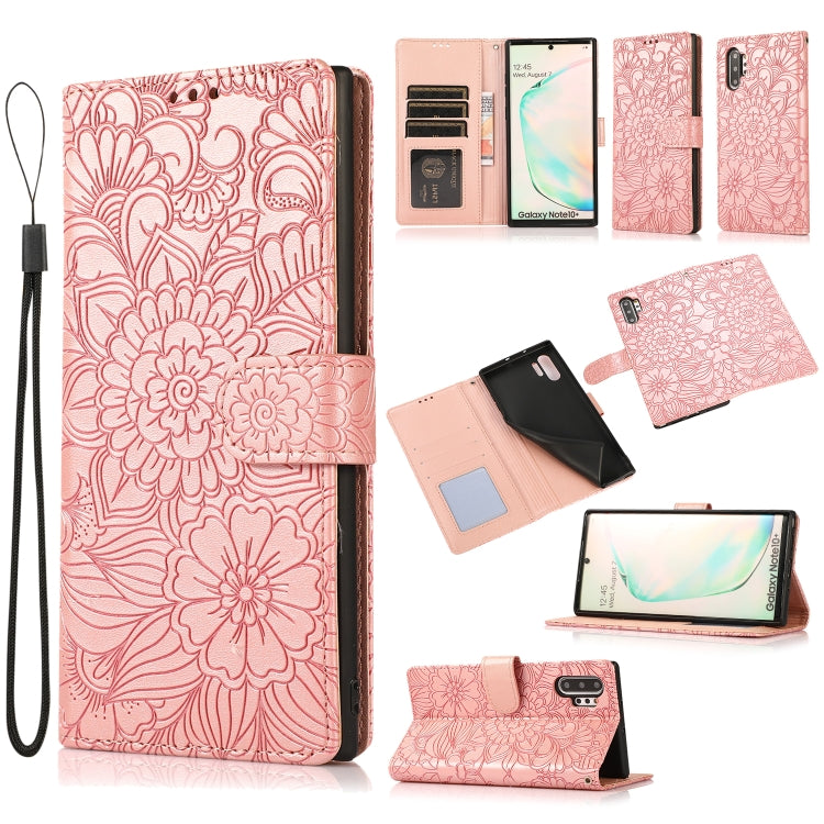 Skin Feel Embossed Sunflower Horizontal Flip Leather Case with Holder & Card Slots & Wallet & Lanyard, For Samsung Galaxy S21 5G, For Samsung Galaxy S21 FE, For Samsung Galaxy A21s, For Samsung Galaxy Note20, For Samsung Galaxy 5G / 4G                 ...