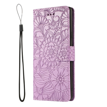 Skin Feel Embossed Sunflower Horizontal Flip Leather Case with Holder & Card Slots & Wallet & Lanyard, For Samsung Galaxy Note9, For Samsung Galaxy Note20 Ultra, For Samsung Galaxy S20 Ultra, For Samsung Galaxy S21 Ultra 5G, For Samsung Galaxy A30s    ...