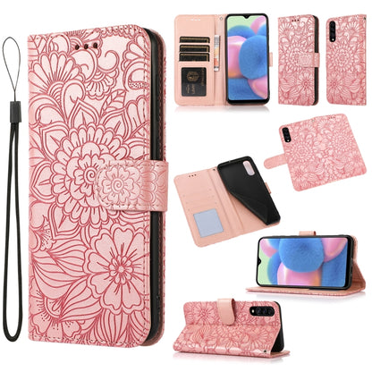Skin Feel Embossed Sunflower Horizontal Flip Leather Case with Holder & Card Slots & Wallet & Lanyard, For Samsung Galaxy Note9, For Samsung Galaxy Note20 Ultra, For Samsung Galaxy S20 Ultra, For Samsung Galaxy S21 Ultra 5G, For Samsung Galaxy A30s    ...