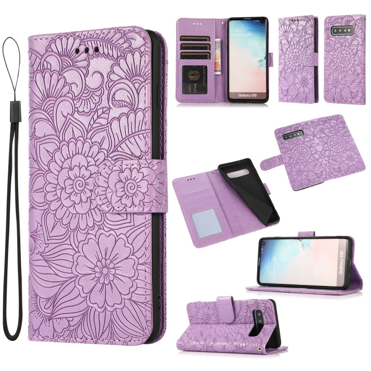Skin Feel Embossed Sunflower Horizontal Flip Leather Case with Holder & Card Slots & Wallet & Lanyard, For Samsung Galaxy Note9, For Samsung Galaxy Note20 Ultra, For Samsung Galaxy S20 Ultra, For Samsung Galaxy S21 Ultra 5G, For Samsung Galaxy A30s    ...