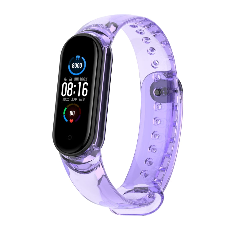 Discoloration in Light TPU Replacement Strap Watchband, For Xiaomi Mi Band 6 / 5 / 4 / 3