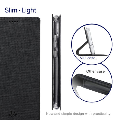 ViLi DMX Series Shockproof TPU + PU Leather Magnetic Attraction Horizontal Flip Case with Card Slot & Holder, For Motorola Moto G Stylus 5G, For Samsung Galaxy A03s 4G 166mm