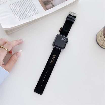 Nylon Replacement Strap Watchband, For Apple Watch Series 7  41mm / & 6 & SE & 5 & 4 40mm, For Apple Watch Series  7  45mm / & 6 & SE & 5 & 4 44mm