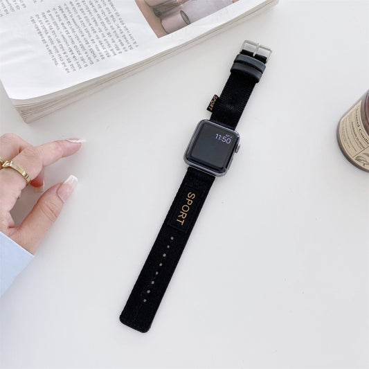 Nylon Replacement Strap Watchband, For Apple Watch Series 7  41mm / & 6 & SE & 5 & 4 40mm, For Apple Watch Series  7  45mm / & 6 & SE & 5 & 4 44mm