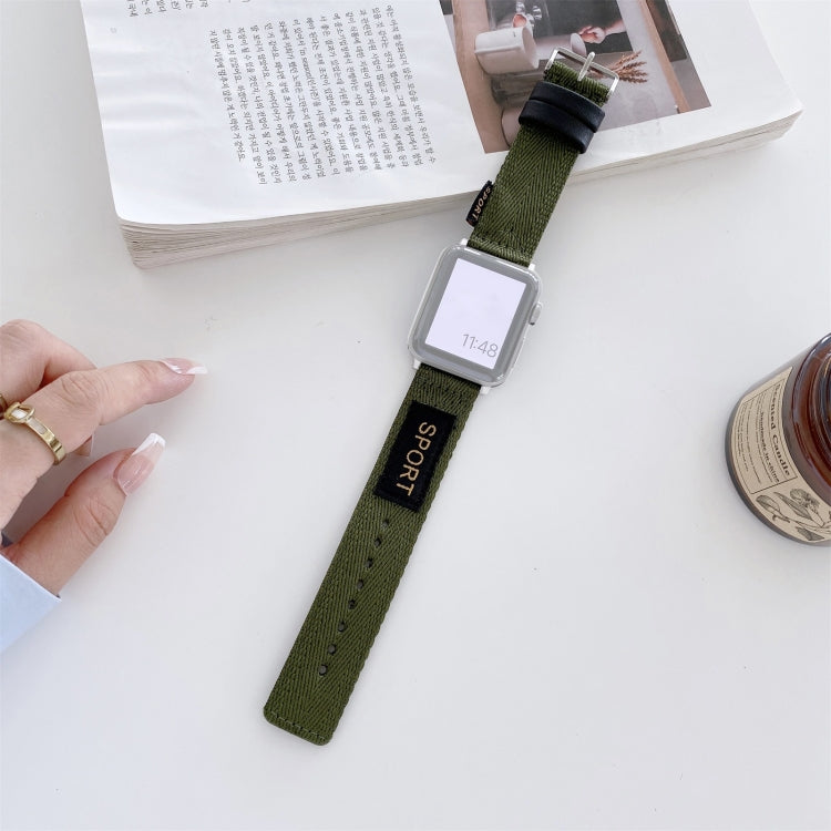 Nylon Replacement Strap Watchband, For Apple Watch Series 7  41mm / & 6 & SE & 5 & 4 40mm, For Apple Watch Series  7  45mm / & 6 & SE & 5 & 4 44mm