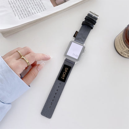 Nylon Replacement Strap Watchband, For Apple Watch Series 7  41mm / & 6 & SE & 5 & 4 40mm, For Apple Watch Series  7  45mm / & 6 & SE & 5 & 4 44mm